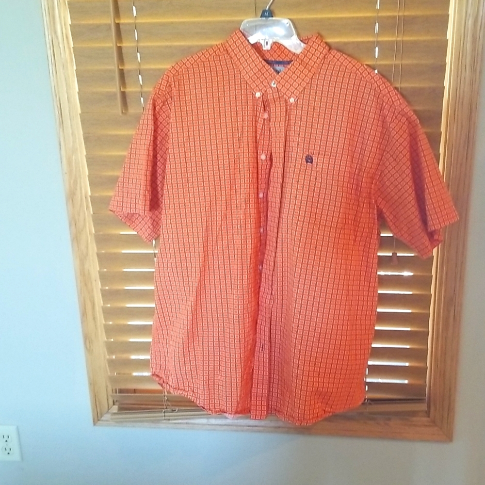 Mens cinch button up